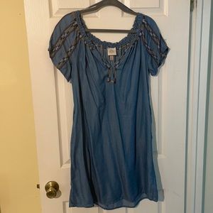 Short jean dress